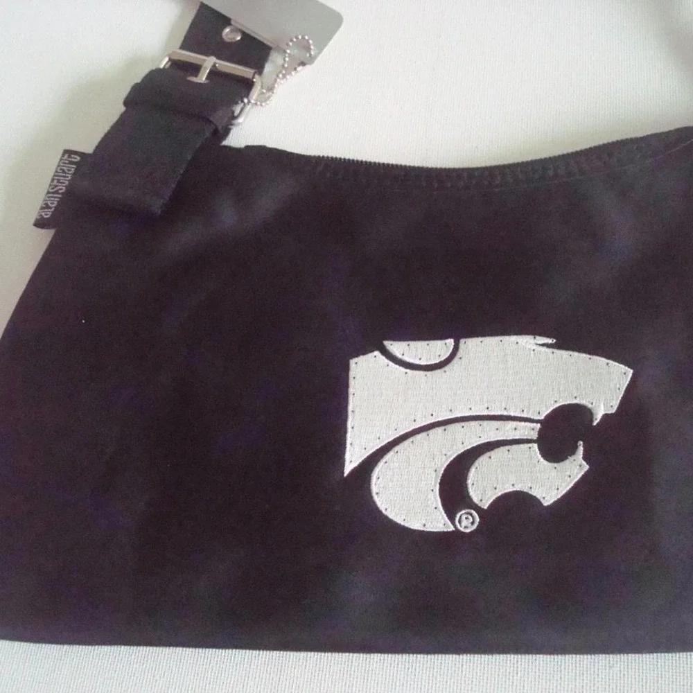 KANSAS STATE WILDCATS 8X12 VINTAGE BAG PURSE‎ G4
